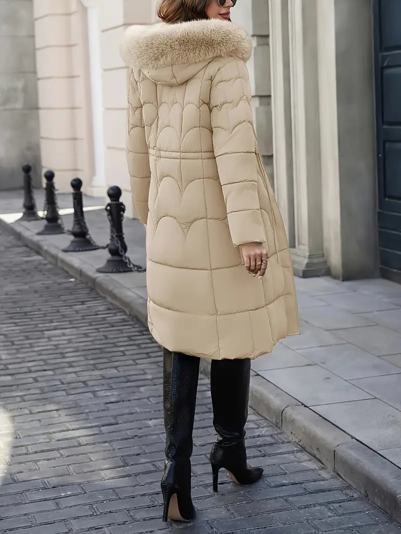 Cappotto invernale lungo caldo