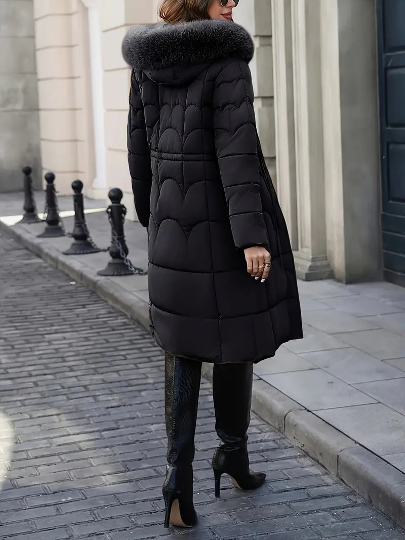 Cappotto invernale lungo caldo