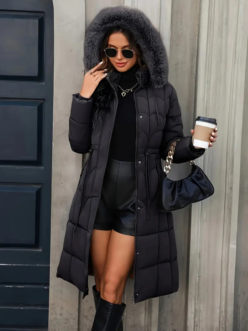 Cappotto invernale lungo caldo