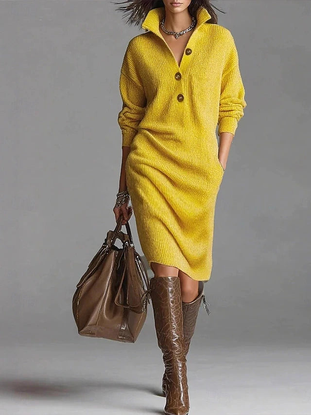 Vestito elegante con colletto